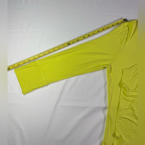 Liz Claiborne Bright Yellow Open Front Cardigan Size XL - Picture 8 of 8